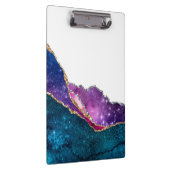 Galaxy Agate Serie Design 6 Klemmbrett (Rechts)