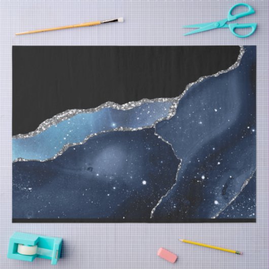 Galaxy Agate Serie Design 8 Gewebepapier Seidenpapier (Basteln)