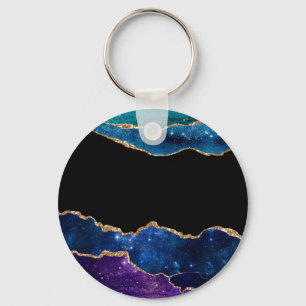Galaxy Agate Series Design 10 Schlüsselanhänger