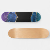 Galaxy Agate Series Design 10 Skateboard (Horizontal)