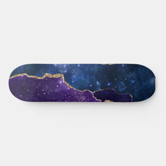 Galaxy Agate Series Design 10 Skateboard (Horizontal)