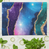 Galaxy Agate Series Design 13 Geschirrtuch (Gefaltet)