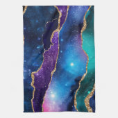 Galaxy Agate Series Design 13 Geschirrtuch (Vertikal)