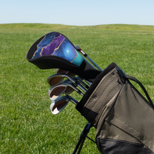 Galaxy Agate Series Design 13 Golf Headcover (In SItu)