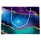 Galaxy Agate Series Design 13 Große Geschenktüte (Vorderseite)