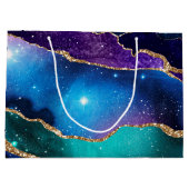 Galaxy Agate Series Design 13 Große Geschenktüte (Rückseite)