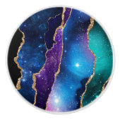 Galaxy Agate Series Design 13 Keramikknauf (Vorderseite)