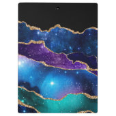 Galaxy Agate Series Design 13 Klemmbrett (Rückseite)