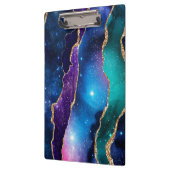 Galaxy Agate Series Design 13 Klemmbrett (Links)