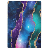 Galaxy Agate Series Design 13 Klemmbrett (Rückseite)