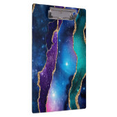 Galaxy Agate Series Design 13 Klemmbrett (Rechts)