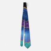 Galaxy Agate Series Design 13 Krawatte (Rückseite)