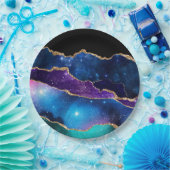 Galaxy Agate Series Design 13 Pappteller (Party)