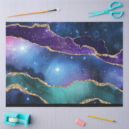 Galaxy Agate Series Design 13 Seidenpapier (Basteln)