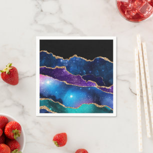 Galaxy Agate Series Design 13 Serviette
