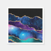 Galaxy Agate Series Design 13 Serviette (Vorderseite)