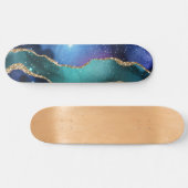 Galaxy Agate Series Design 13 Skateboard (Horizontal)