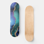 Galaxy Agate Series Design 13 Skateboard (Vorderseite)