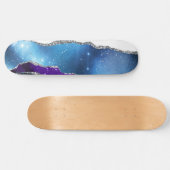 Galaxy Agate Series Design 16 Skateboard (Horizontal)