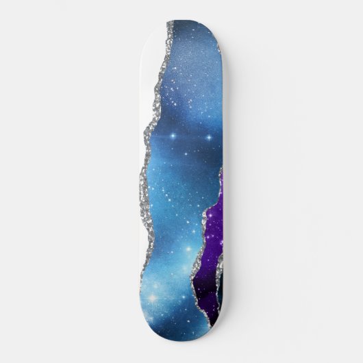 Galaxy Agate Series Design 16 Skateboard (Vorderseite)
