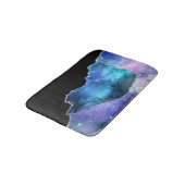 Galaxy Agate Series Design 17 Badematte (Schrägansicht)