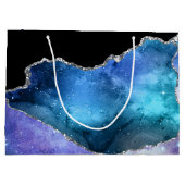 Galaxy Agate Series Design 17 Große Geschenktüte (Rückseite)