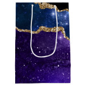 Galaxy Agate Series Design 1 Mittlere Geschenktüte (Rückseite)
