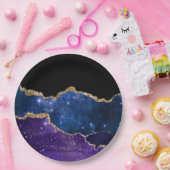 Galaxy Agate Series Design 1 Pappteller (Party)