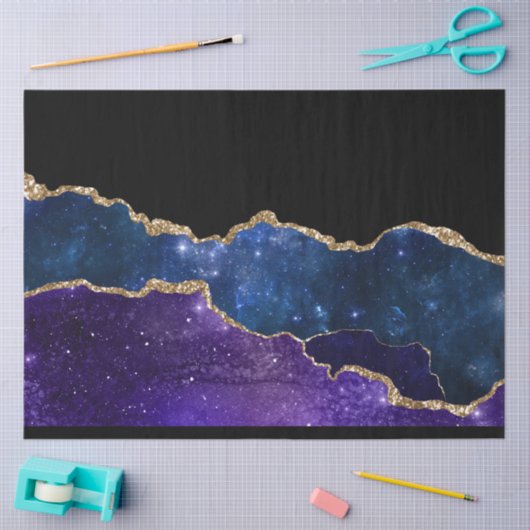 Galaxy Agate Series Design 1 Seidenpapier (Basteln)