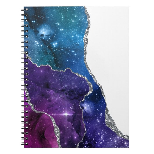 Galaxy Agate Series Design 23 Notizblock (Vorderseite)