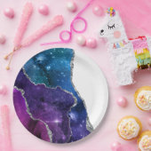 Galaxy Agate Series Design 23 Pappteller (Party)