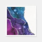 Galaxy Agate Series Design 23 Serviette (Vorderseite)