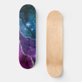 Galaxy Agate Series Design 23 Skateboard (Vorderseite)