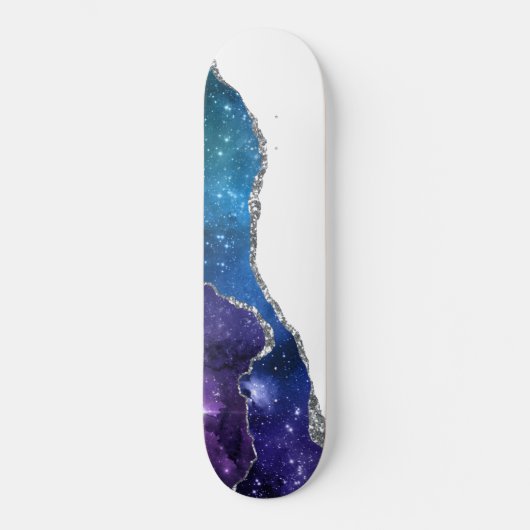Galaxy Agate Series Design 23 Skateboard (Vorderseite)