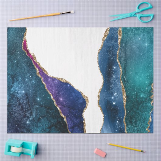 Galaxy Agate Series Design 3 Seidenpapier (Basteln)