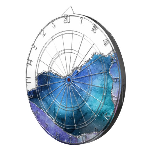 Galaxy Agate Series Design 4 Dartscheibe (Vorderseite rechts)