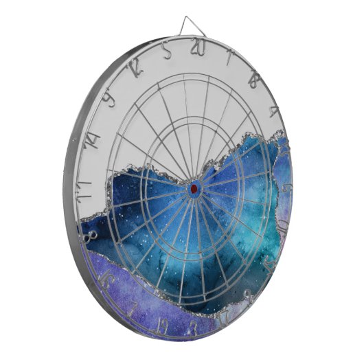 Galaxy Agate Series Design 4 Dartscheibe (Vorderseite Links)