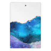 Galaxy Agate Series Design 4 Mini Klemmbrett (Rückseite)