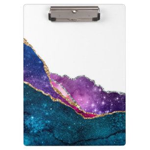 Galaxy Agate Series Design 6 Klemmbrett