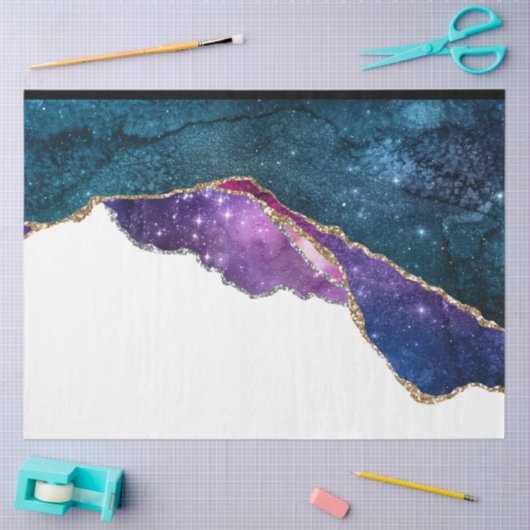 Galaxy Agate Series Design 6 Seidenpapier (Basteln)