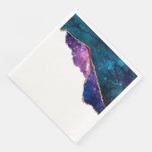 Galaxy Agate Series Design 6 Serviette (Ecke)