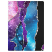 Galaxy Agate Series Design 7 Klemmbrett (Rückseite)