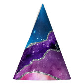 Galaxy Agate Series Design 7 Partyhütchen (Links)