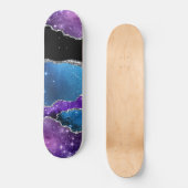 Galaxy Agate Series Design 7 Skateboard (Vorderseite)