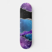 Galaxy Agate Series Design 7 Skateboard (Vorderseite)