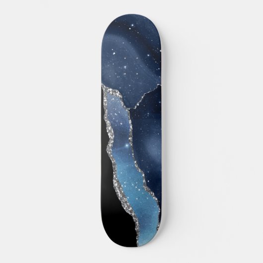 Galaxy Agate Series Design 8 Skateboard (Vorderseite)