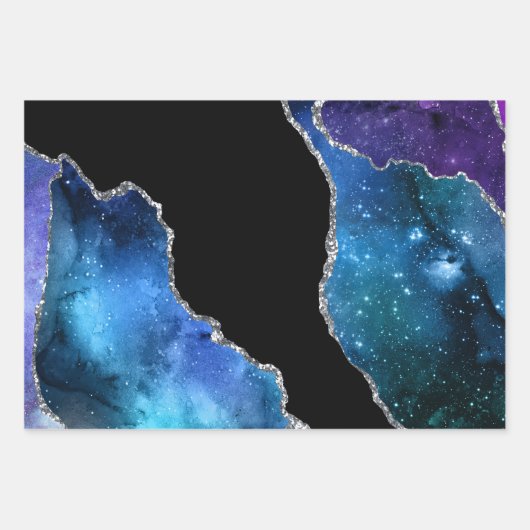 Galaxy Agate Series Design 9 Geschenkpapier Set (Vorderseite 2)