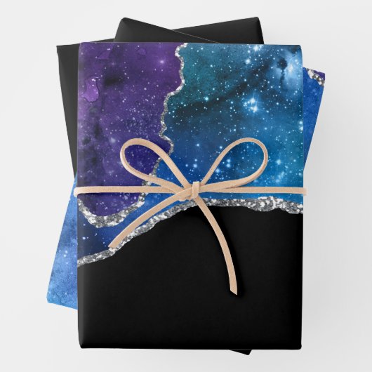 Galaxy Agate Series Design 9 Geschenkpapier Set (Beispiel)