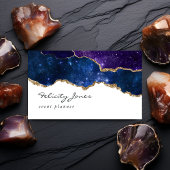 Galaxy Agate Stone Visitenkarte