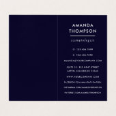 Galaxy Agate Stone Visitenkarten (Innenseite Aufgefaltet)